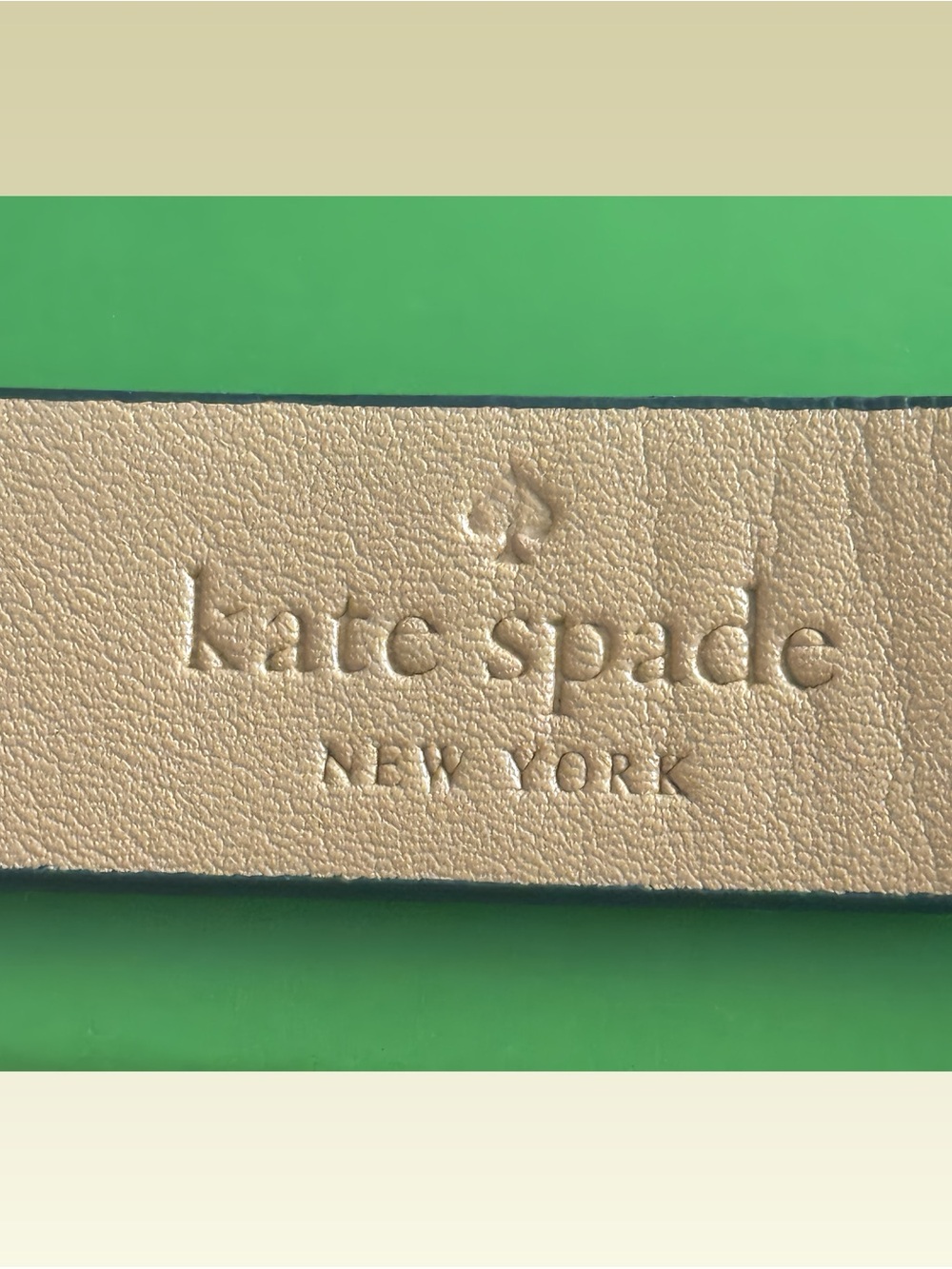 Kate Spade New York Black Bow Belt L/XL Gold Spade Logo NIB - Picture 7 of 9